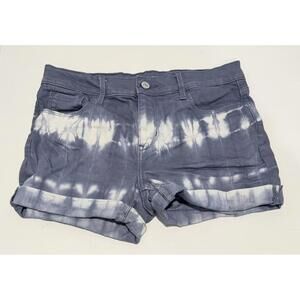 Youth Okd Navy Shorts Jeans Size 16 Tie Dye Blue/White